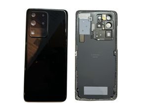 Samsung Galaxy S20 Ultra zadní kryt černý včetně čočky fotoaparátu G988 originální (použitý)