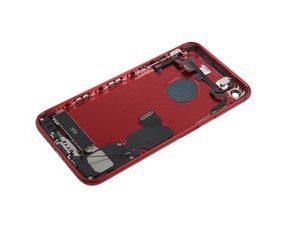Zadní kryt osazený červený Apple iPhone 7 včetně flex kabelů