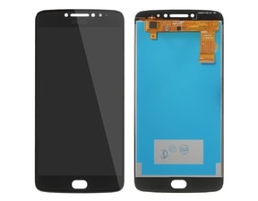 Motorola E4 Plus LCD displej dotykové sklo komplet přední panel černý