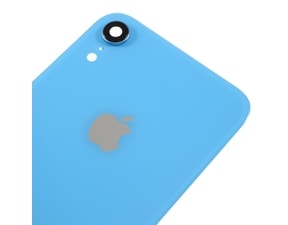 Apple iPhone XR zadní kryt baterie včetně krytky čočky fotoaparátu modrý