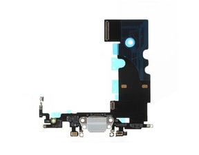 Apple iPhone 8 dock konektor nabíjení napájecí flex lightning port sluchátka šedý