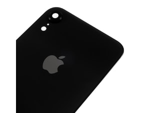 Apple iPhone XR zadní kryt baterie včetně krytky čočky fotoaparátu černý