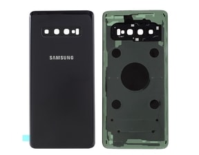Samsung Galaxy S10 zadní kryt baterie osázený včetně krytky fotoaparátu černý G973