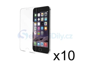 Apple iPhone 6 Plus 6S Plus Ochranné tvrzené sklo sada 10ks