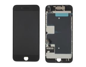 Apple iPhone 8 LCD displej dotykové sklo černé komplet osazený včetně přední kamery
