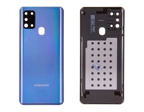 Samsung Galaxy A21s zadní kryt baterie včetně krytky čočky fotoaparátu modrý A217s