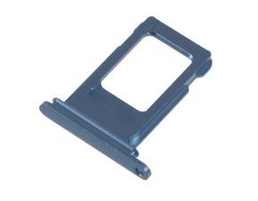 Apple iPhone XR šuplík na SIM kartu modrý