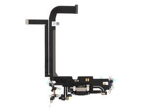 Nabíjecí konektor Apple iPhone 13 Pro Max flex kabel nabíjení černý OEM