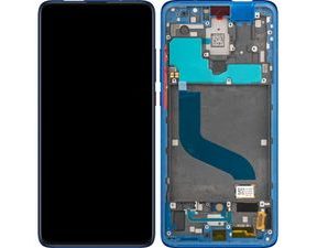 Xiaomi Mi 9T / Mi 9T Pro LCD displej dotykové sklo včetně rámečku (Service Pack) dark blue