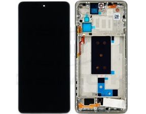 Xiaomi 11T Pro LCD displej dotykové sklo včetně rámečku (Service Pack) silver