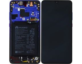 Huawei Mate 20 LCD OLED Display dotykové sklo (Service Pack) Twilight/Purple