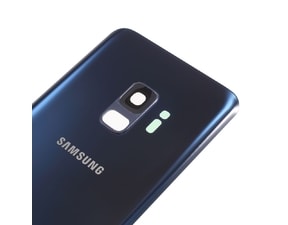 Samsung Galaxy S9 zadní kryt baterie osazený včetně krytky čočky fotoaparátu modrý G960