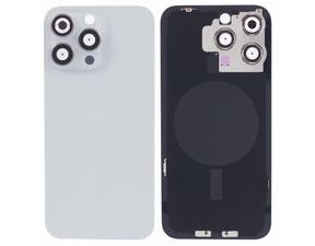 Zadní kryt baterie pro iPhone 15 Pro (bílý titan)