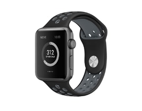 Apple Watch 42mm silikonový řemínek sportovní Nike sport šedý