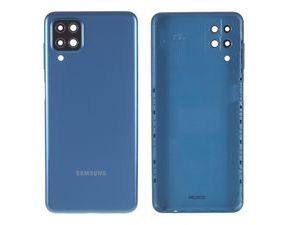 Samsung Galaxy A12 zadní kryt baterie modrý včetně krytky čočky fotoaparátu A125F