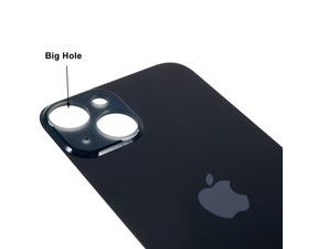 Zadní kryt baterie iPhone 14 Plus černý s větším otvorem na kamery