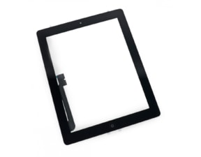 Apple iPad 3 dotykové sklo černé digitizer
