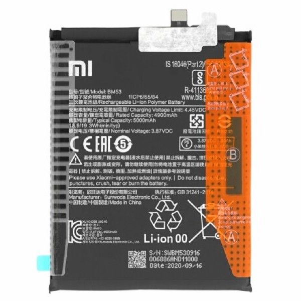 Baterie BM53 Xiaomi Mi 10T 5G / 10T Pro (Service Pack)