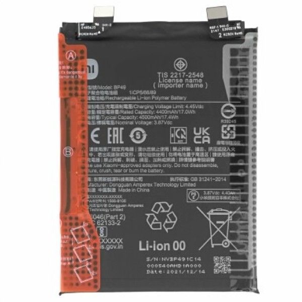 Baterie BP49 Xiaomi Poco F4 (Service Pack)