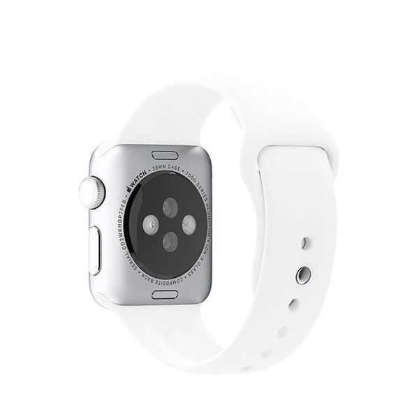 Apple Watch 42mm silikonový řemínek pásek sněhově bílý