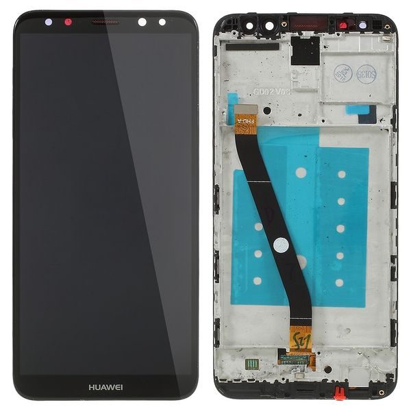 Huawei Mate 10 lite LCD displej dotykové sklo černé komplet přední panel včetně rámečku