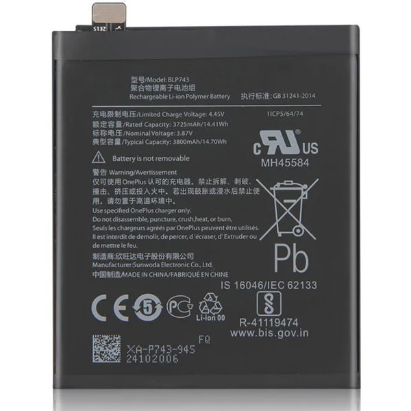 Baterie BLP743 pro OnePlus 7T
