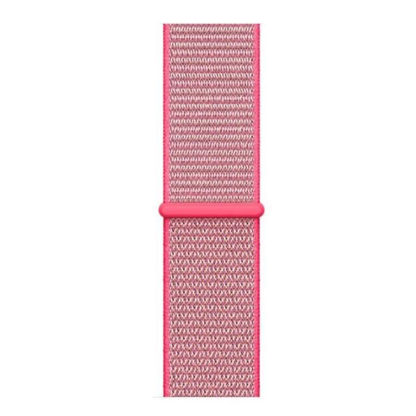 Apple Watch 42mm tkaný nylonový provlékací sportovní řemínek růžový