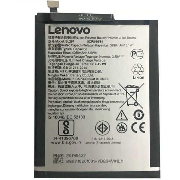 Lenovo BL297 Baterie pro K10 Note / K10 Plus / K5 Pro 4050mAh