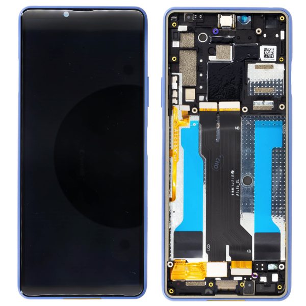 Sony Xperia 10 III LCD displej dotykové sklo modré (Service Pack)