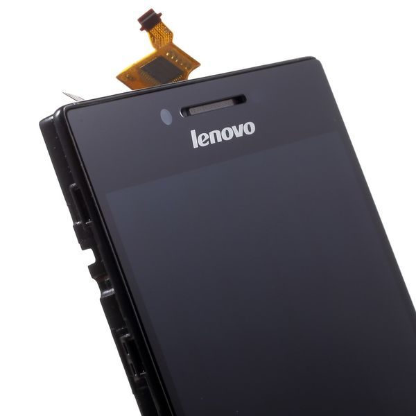 Lenovo P70 LCD displej dotykové sklo komplet přední panel včetně rámečku