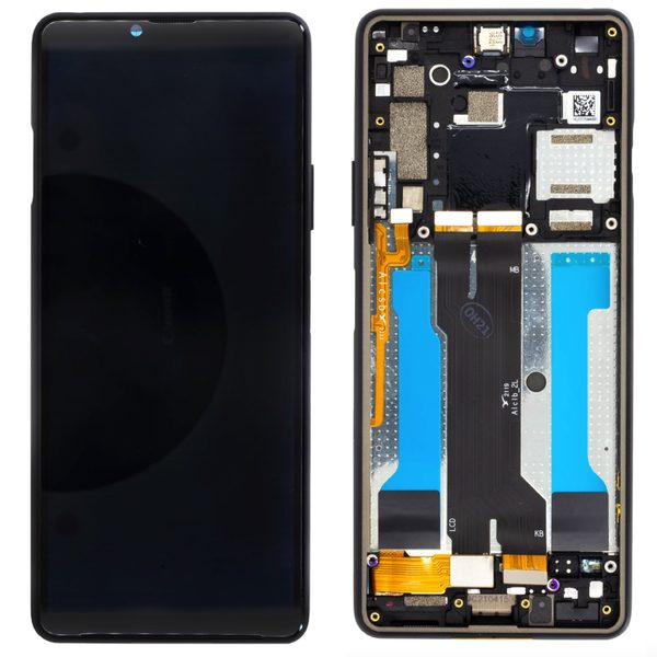 Sony Xperia 10 III LCD displej dotykové sklo černé (Service Pack)