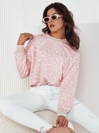 Eredeti női rózsaszín pulóver Grezal