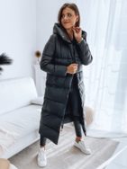 Gyönyörű fekete női kabát Inka Premium