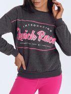 Különleges sötétszürke női pulóver Race