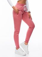 Egyszerű rózsaszín női melegítő nadrág PLR070