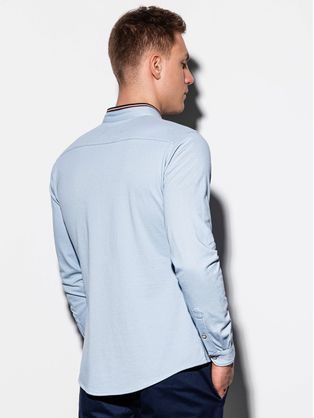 Elegáns kék mintás ing