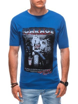 Sötét kék férfi póló Garage S1860