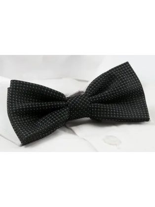Trendi fekete nyakkendő struktúr mintával