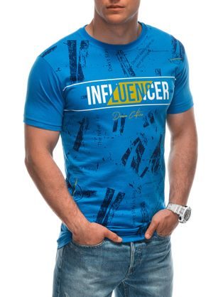 Kék póló Influencer felirattal S1939