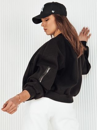 Egyedi fekete női kabát Fresco