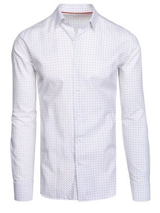 Trendi fehér mintás ing