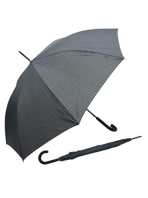 Szürke mintás félautomata férfi esernyő Doppler Hit Long AC Automatic