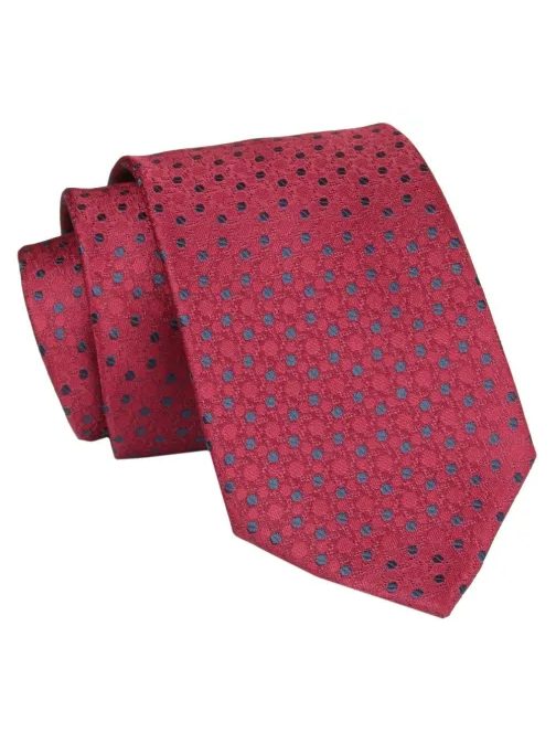 Angelo di Monti piros pöttyös nyakkendő
