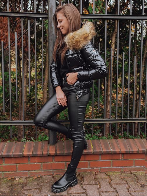Fekete női kabát Fellisa