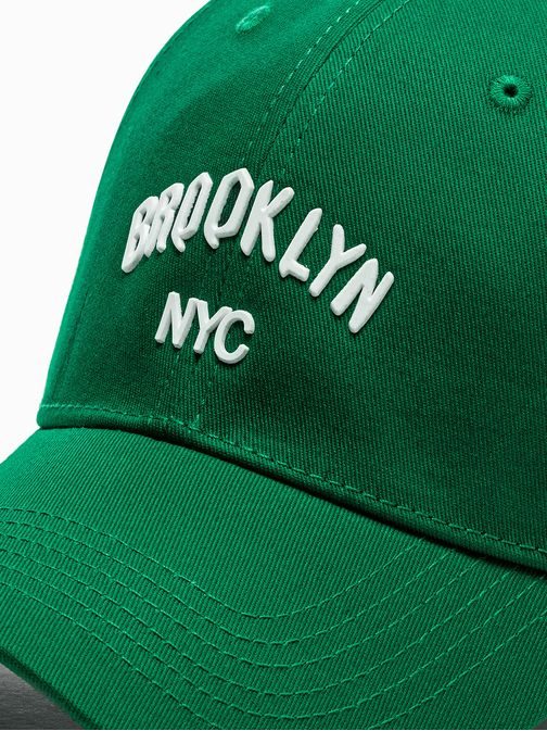 Modern zöld siltes sapka Brooklyn H150