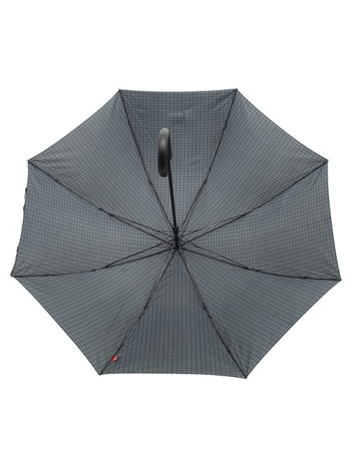 Szürke mintás félautomata férfi esernyő Doppler Hit Long AC Automatic
