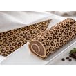 Pečící folie s dekorem leopard tmavá / růžová