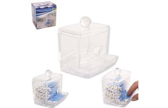 Dóza plast vatové tyčinky