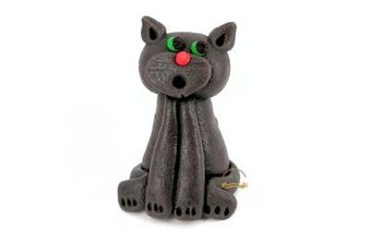 Příležitostná postavička kočička černá