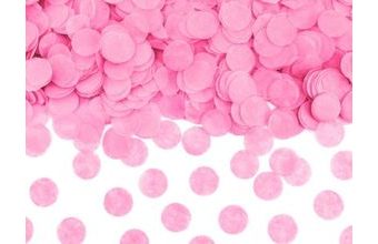 Konfety 60cm - RŮŽOVÉ KOLEČKA - Narození holky - Gender reveal - Baby shower